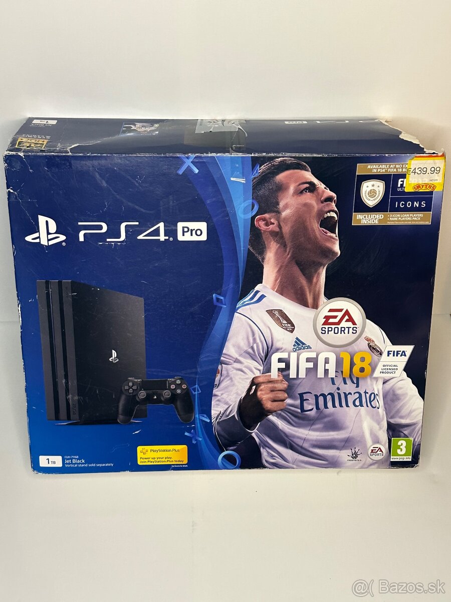Predam playstation 4 pro 1tb zachovale