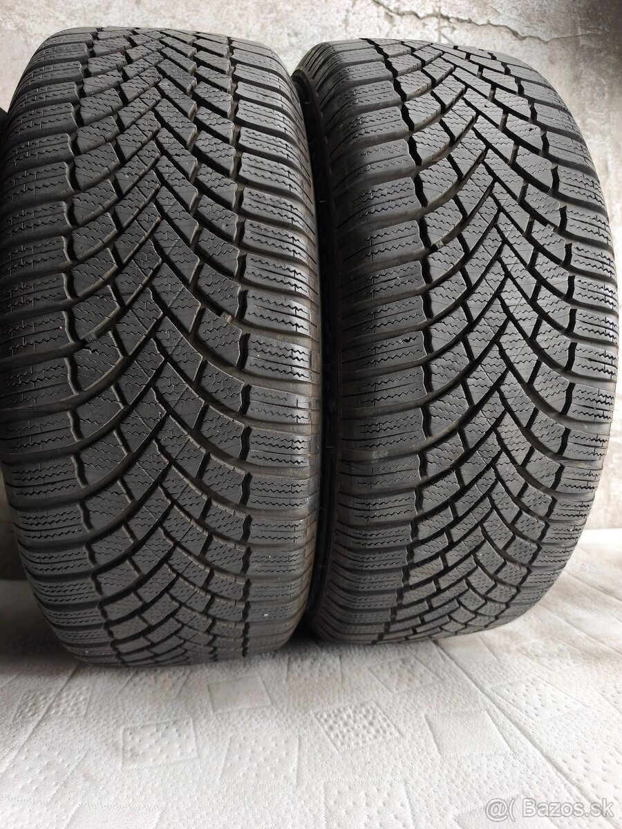 235/55 r18 zimné pneumatiky Bridgestone 7mm