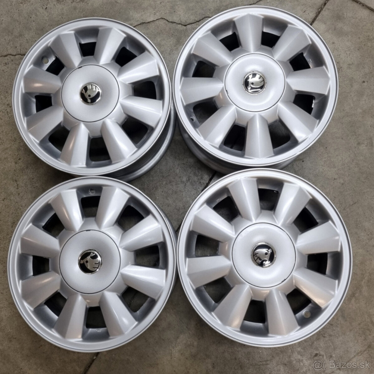 Hliníkové Škoda disky 5x100 R14 6J ET43