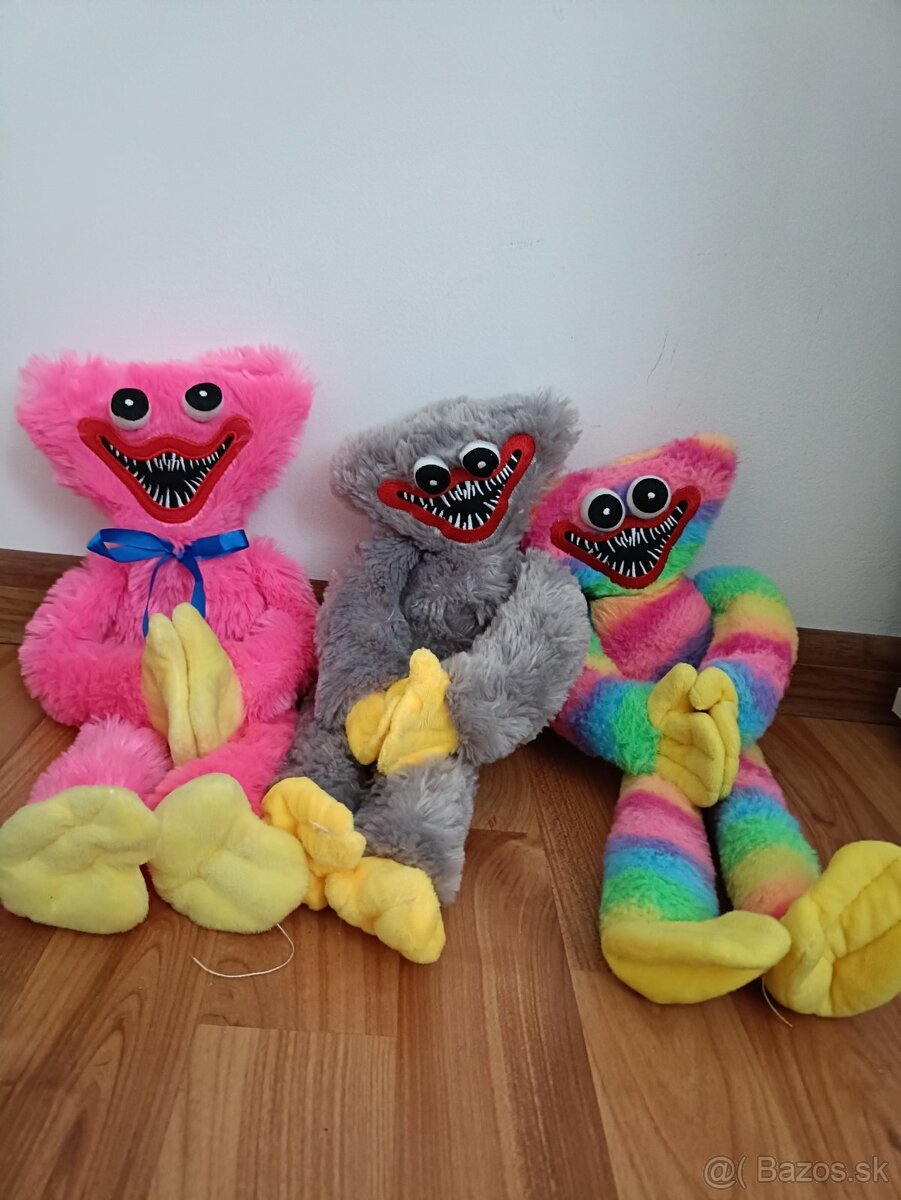 Plyšáky: Poppy play time, Minecraft atď.