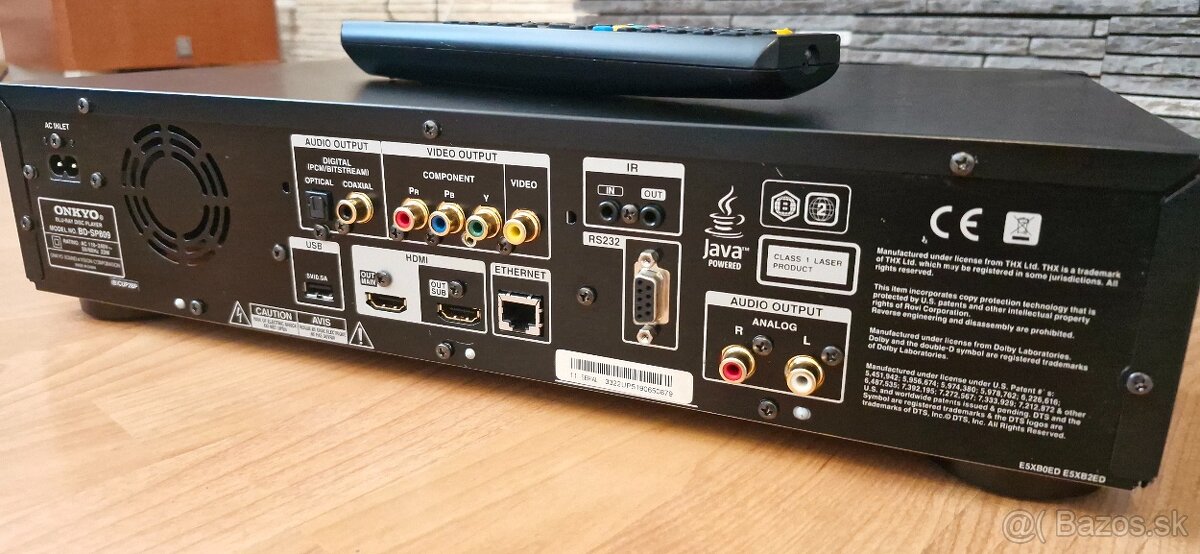 Predám 3D Blu-ray prehrávač Onkyo BD-SP809