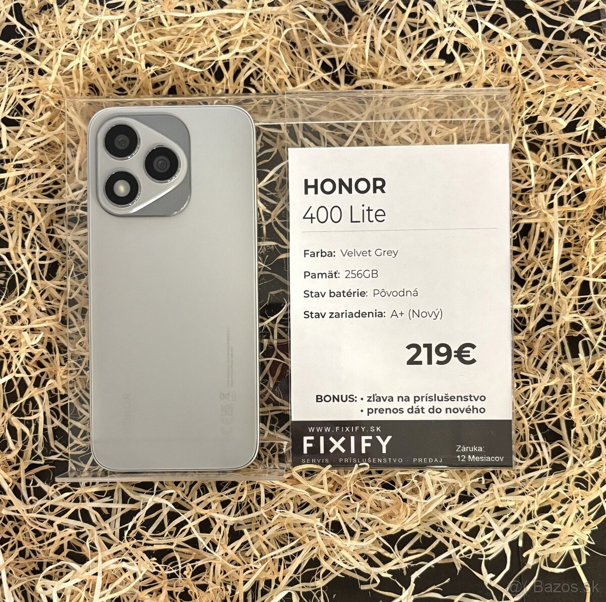 Honor 400 Lite Velvet Grey - 256 GB