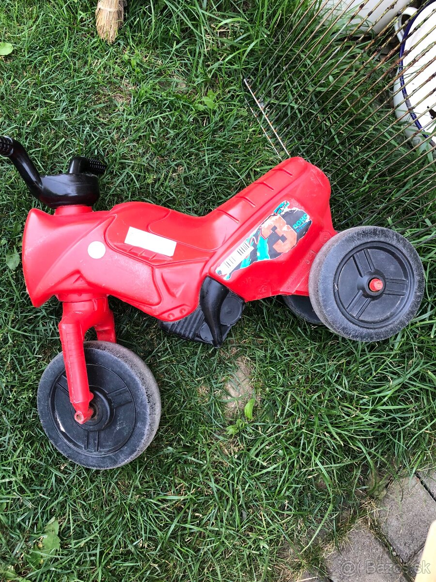 Plastová motorka 2x