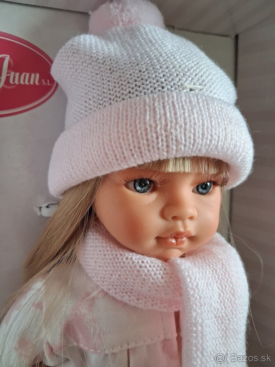 Realistická bábika stojaca vysoká 33 cm,