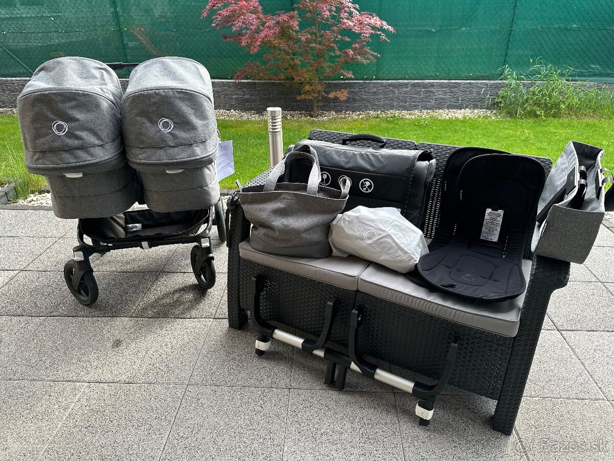 Dvojkočík BUGABOO DONKEY 5 + originál príslušenstvo