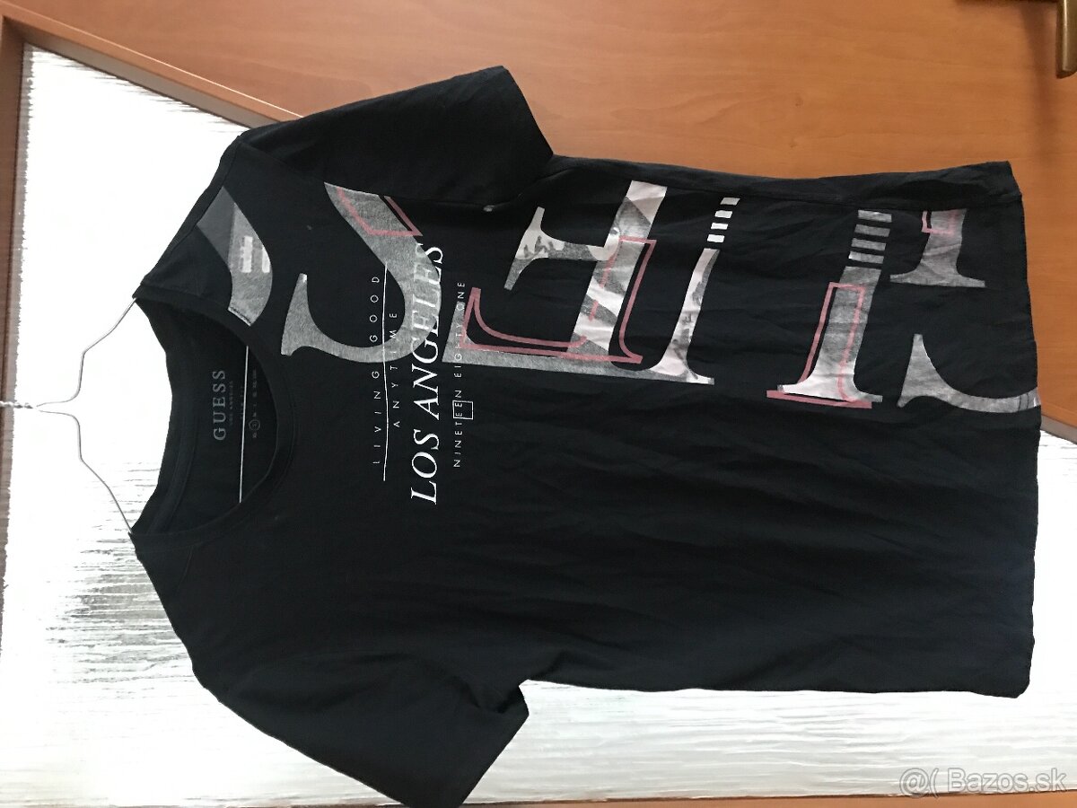 GUESS originál black damske tricko S/M