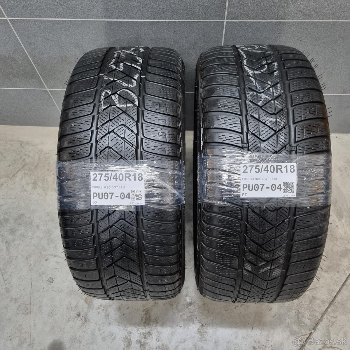 Zimné pneumatiky 275/40 R18 PIRELLI RSC DOT4818