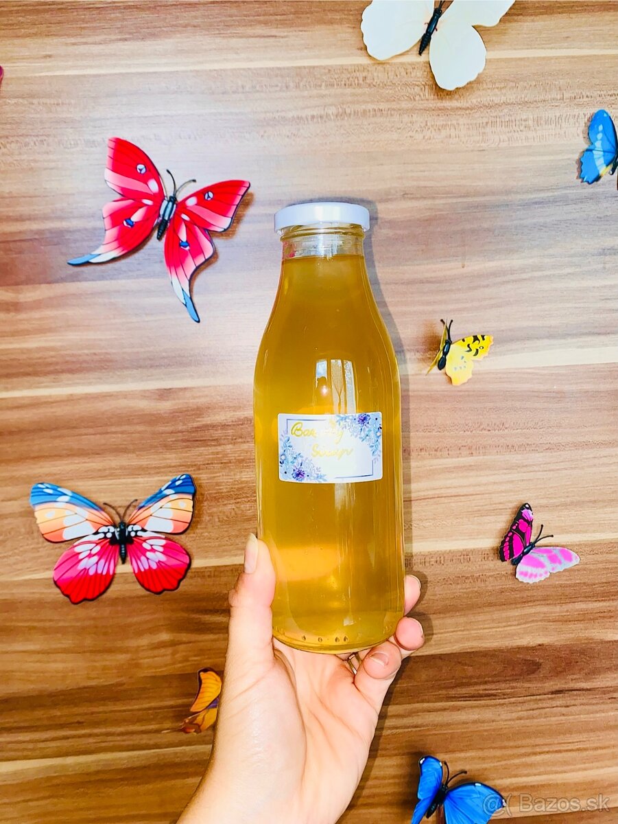 Bazový domáci sirup (vhodný do daru)