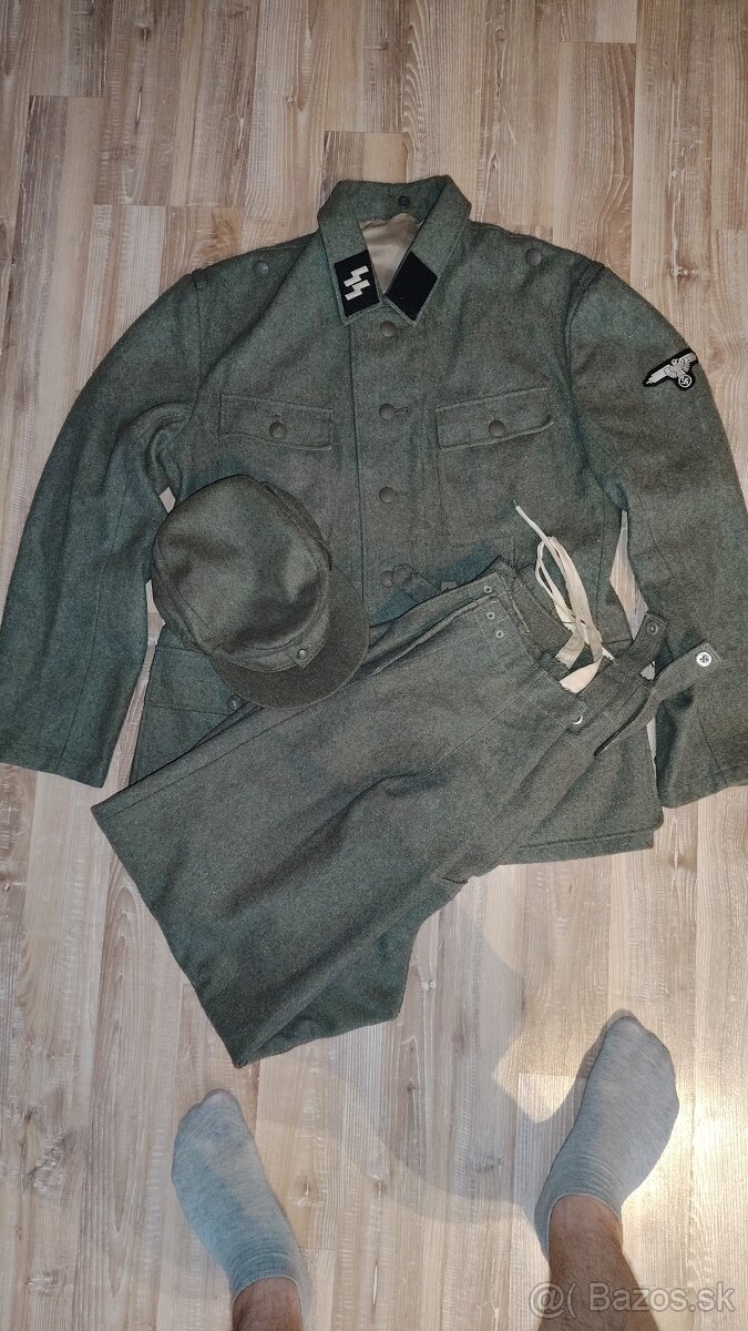 Predám repro uniformu M43 pre Waffen SS
