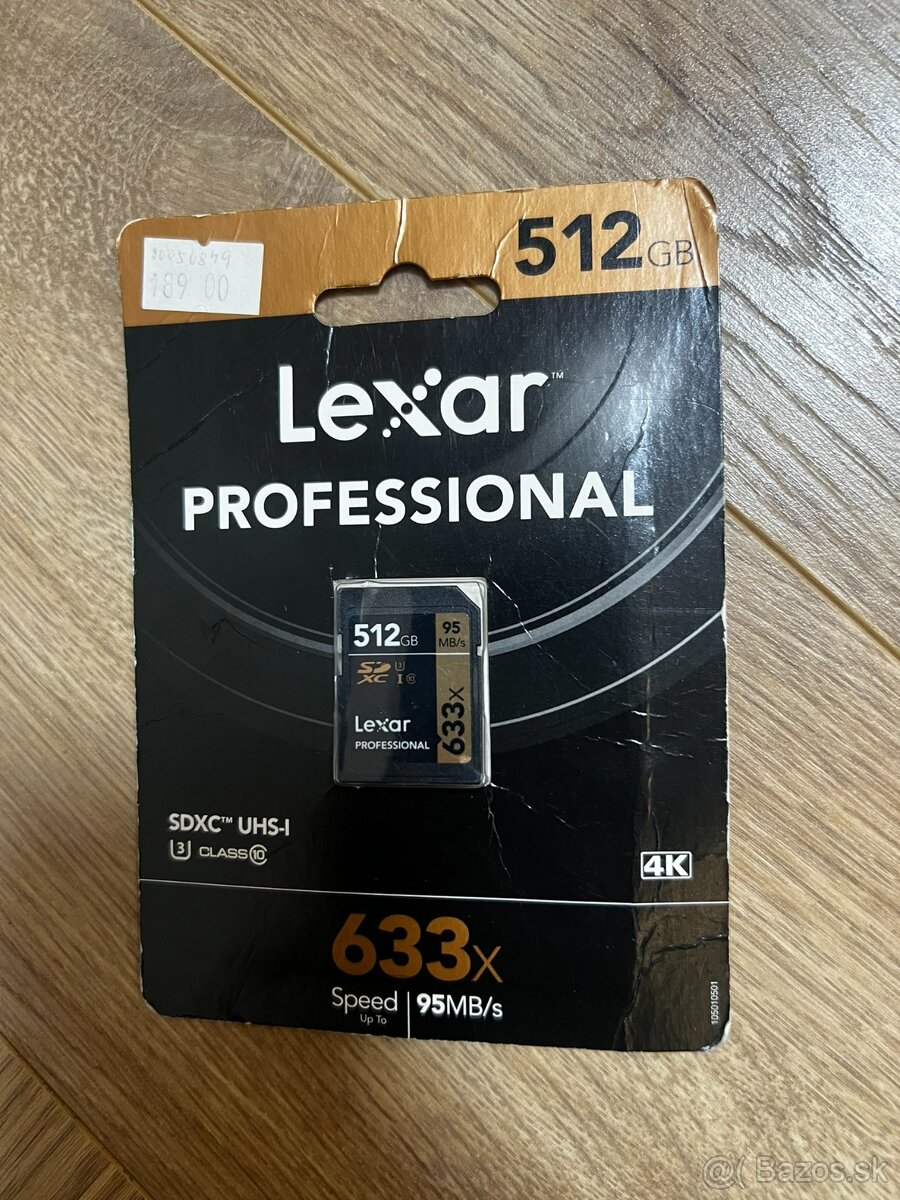 SD karta Lexar 512GB