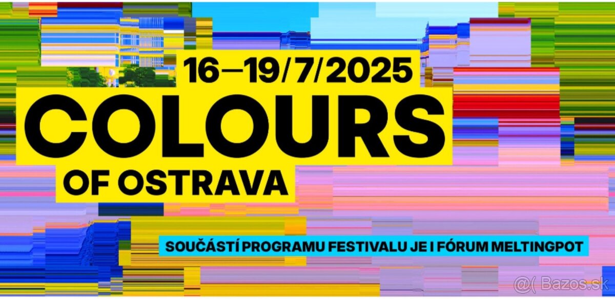 Lístky na Colours of Ostrava 2025 4dňový