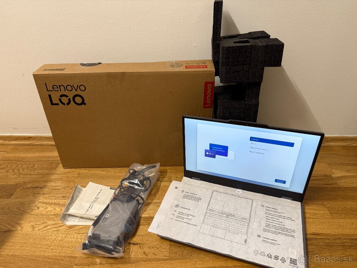 Lenovo LKQ - 15IAX9I - Nový + záruka NAY - I5,RTX, 24Gb ram