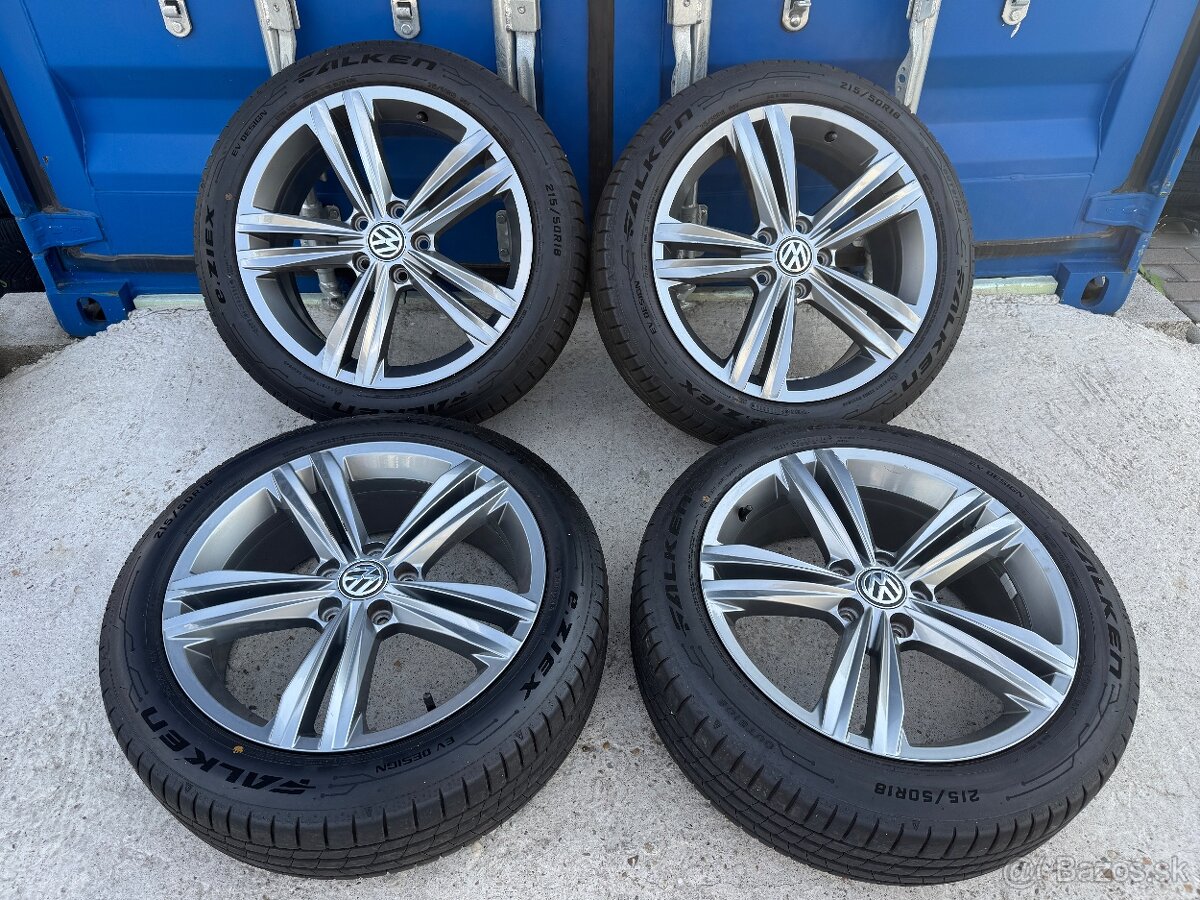 VW R-line R18 5x112 s letne pneu 215/50 R18
