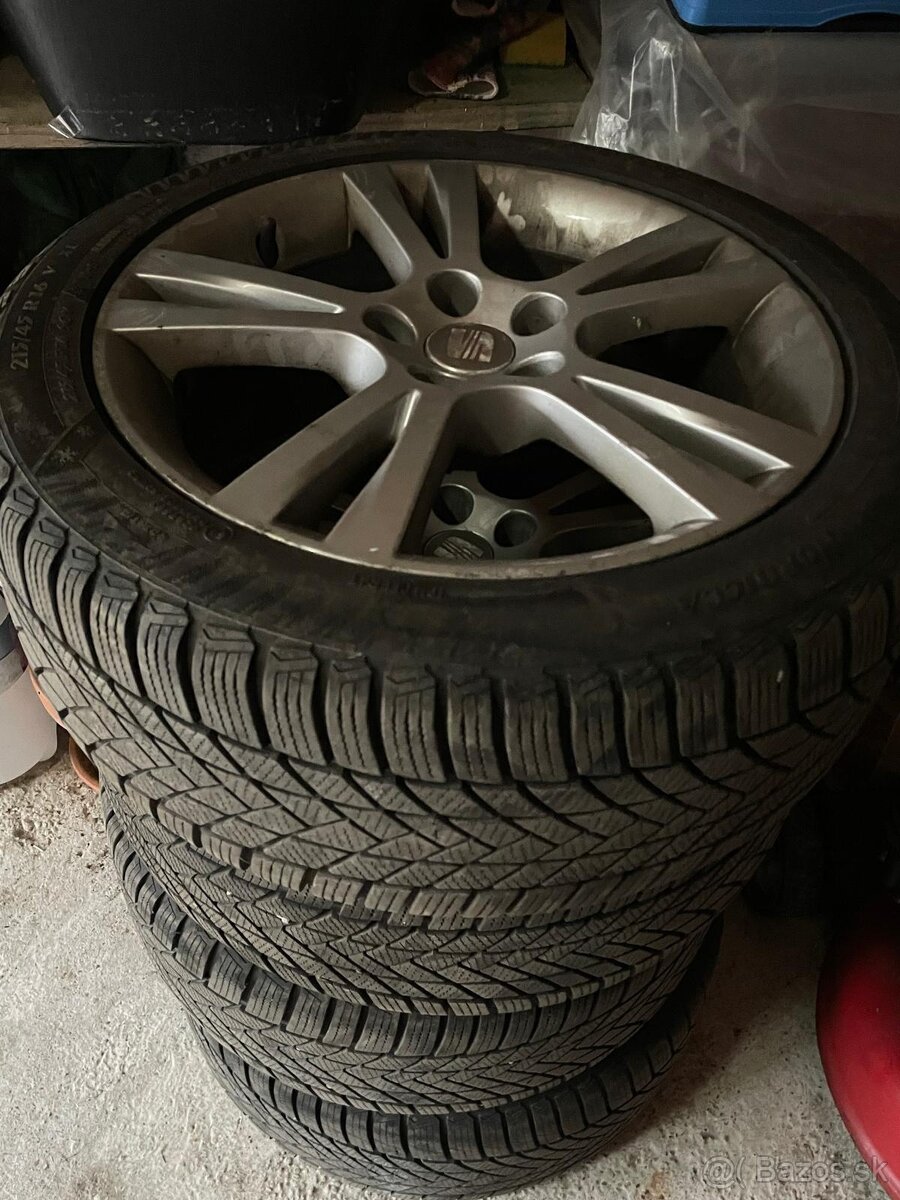 Predám zimné pneumatiky na Seat ibiza