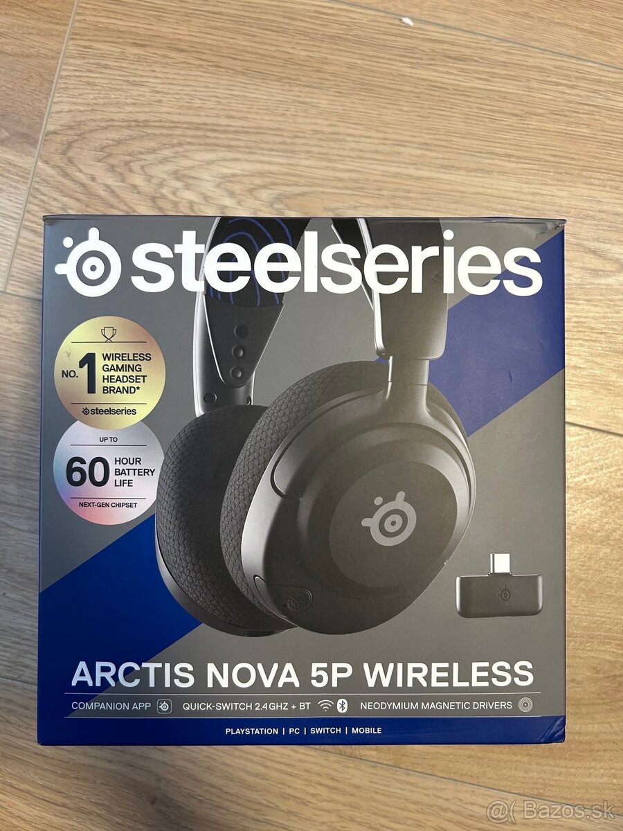 herne sluchadla steelseries artics nova 5P