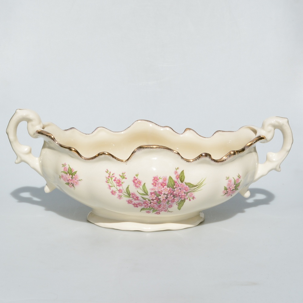 Starožitná veľká porcelánová misa - Nezábudky