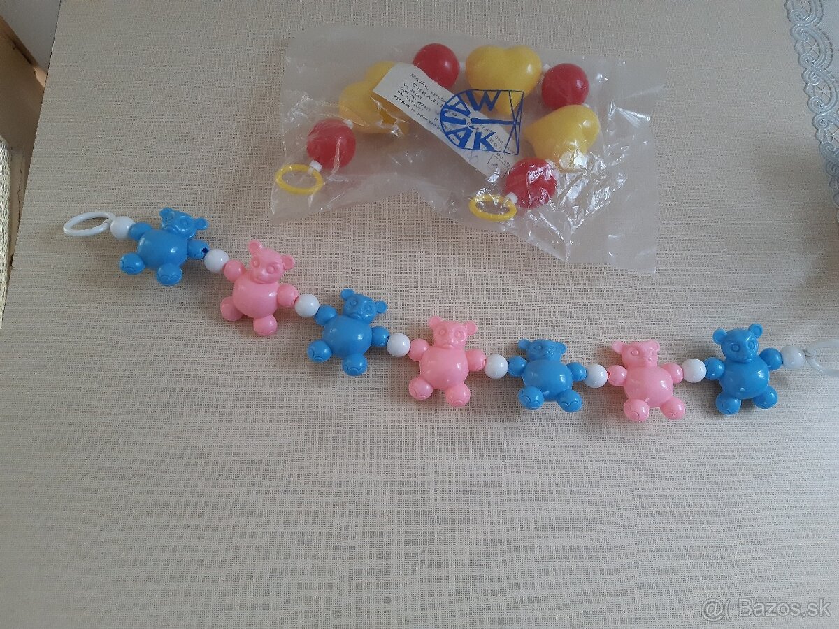 Retro hrkálky staré chrastítka