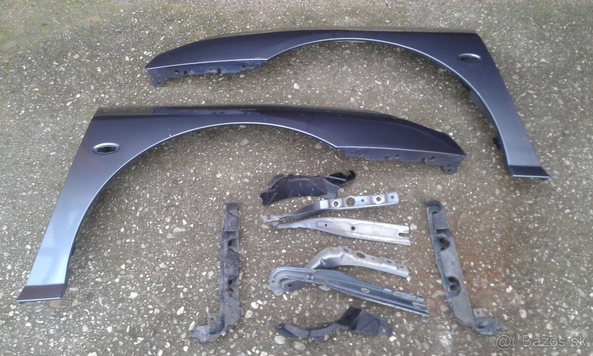 Predné,zadné a iné diely Peugeot 407 strieborné aj šedé