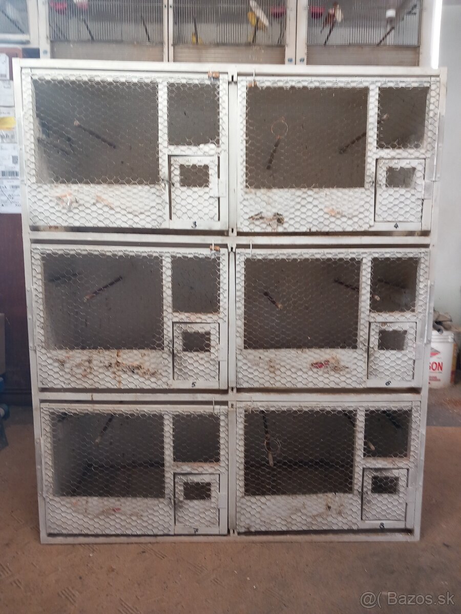 Chovné klietky boxy kanáriky