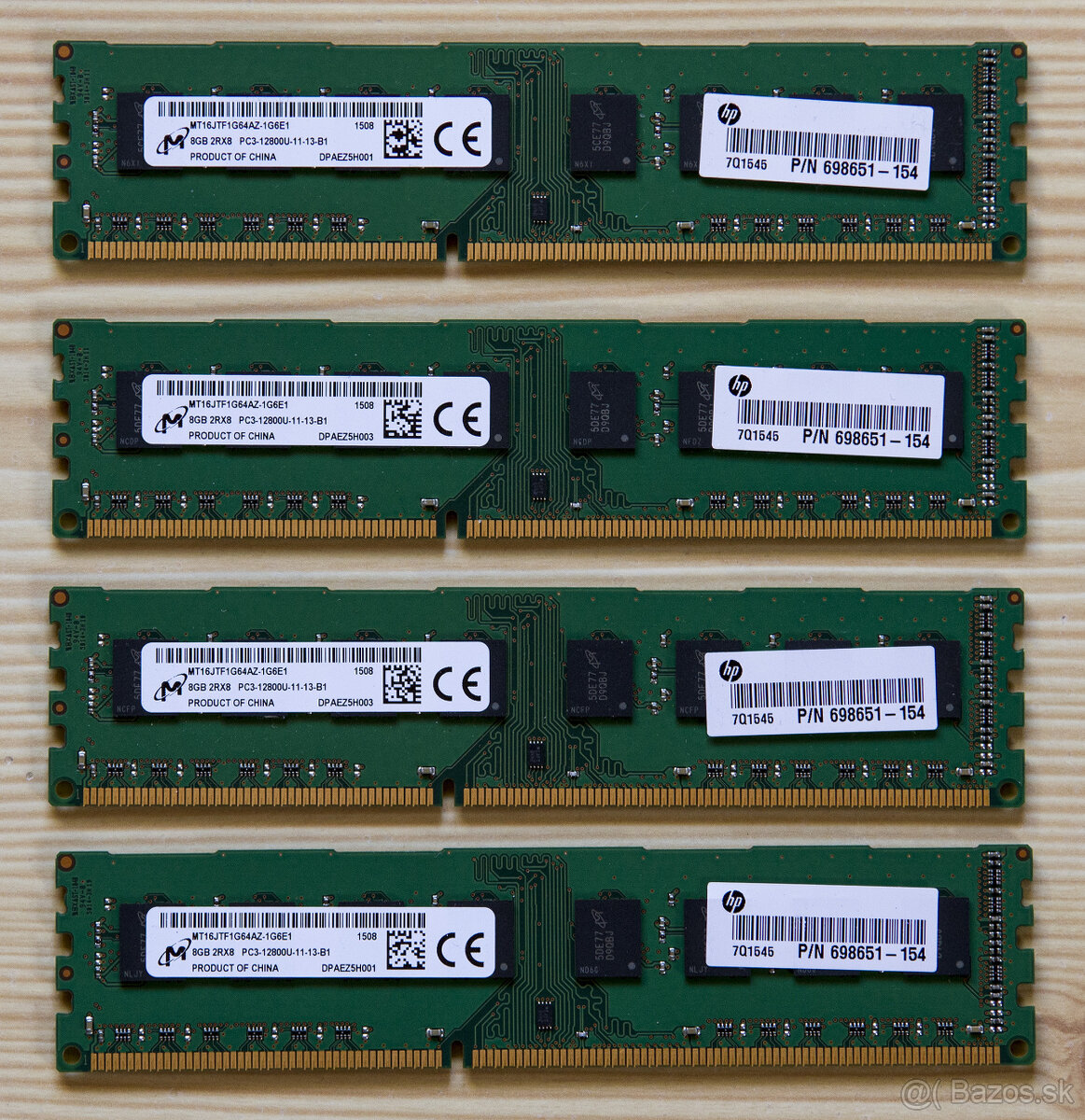 MICRON 8GB DDR3-1600 UDIMM PC3-12800U Modul
