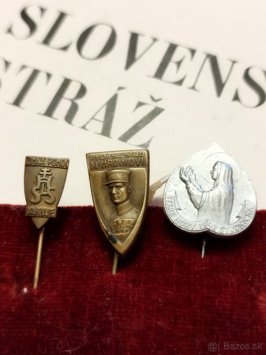 Predám tieto slovenské odznaky
