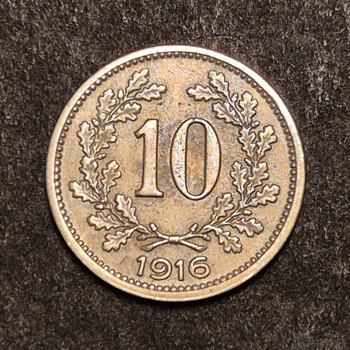 10 Halier 1916, starý znak