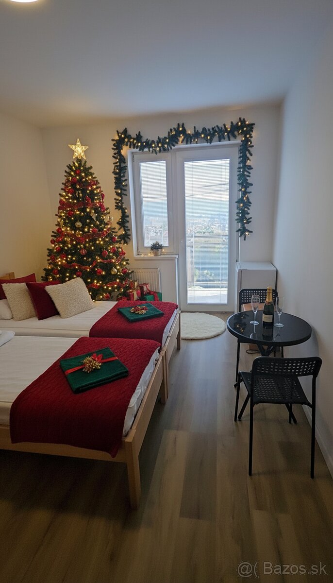 🌿Pekná 2lôžková izba s balkónom, tiché čisté bývanie v BA