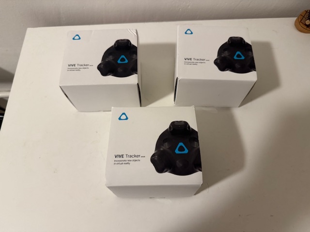 3x HTC Vive tracker strap + 3x HTC Tracker 2.0