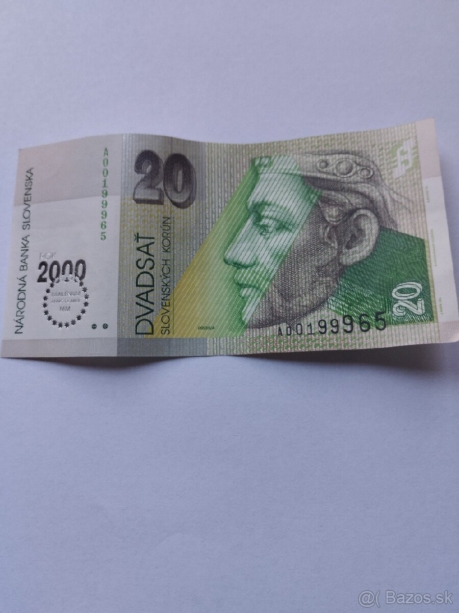 Slovenská milénium bankovka