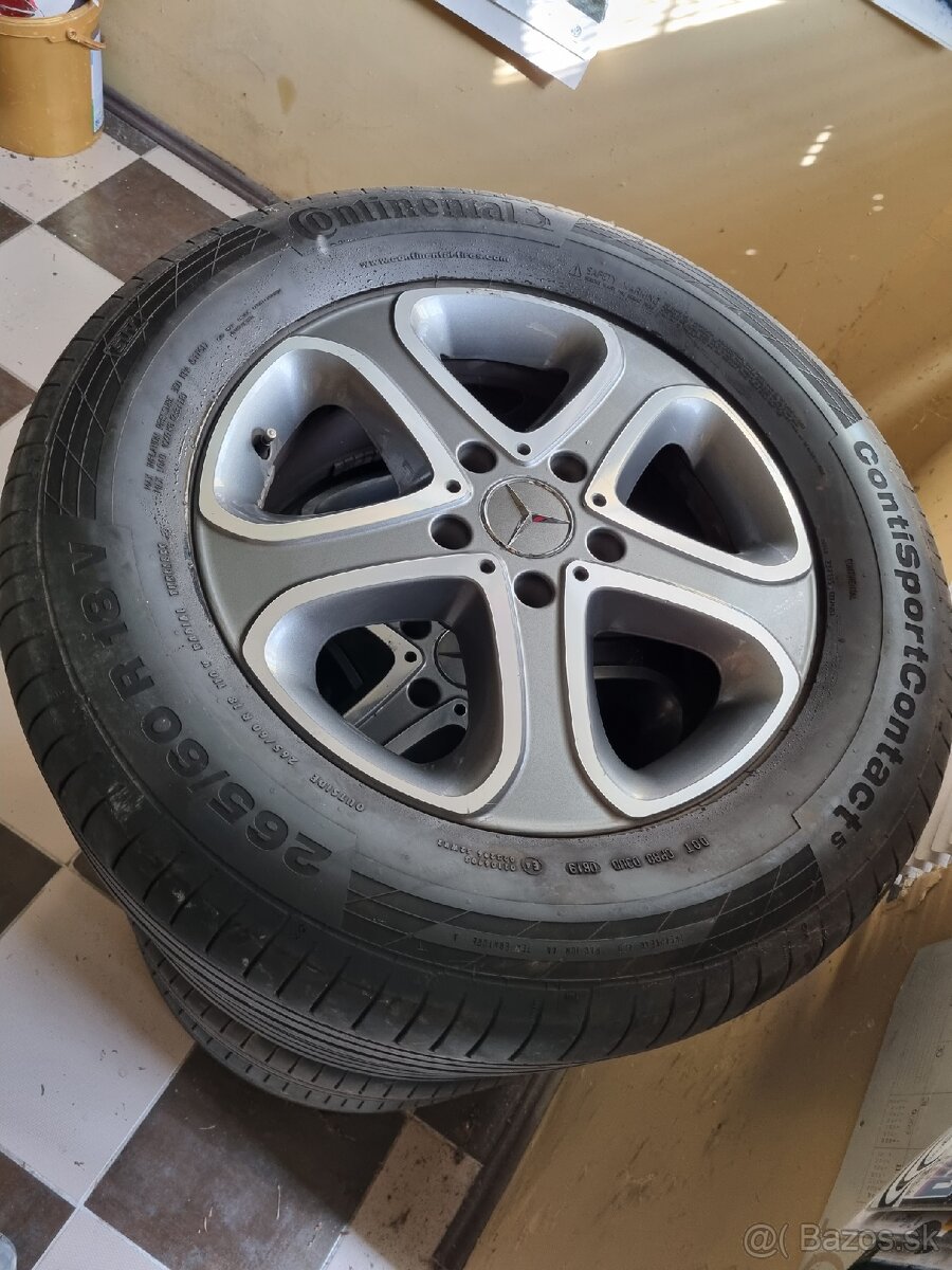 Mercedes orig.disky s pneu r18 5x130