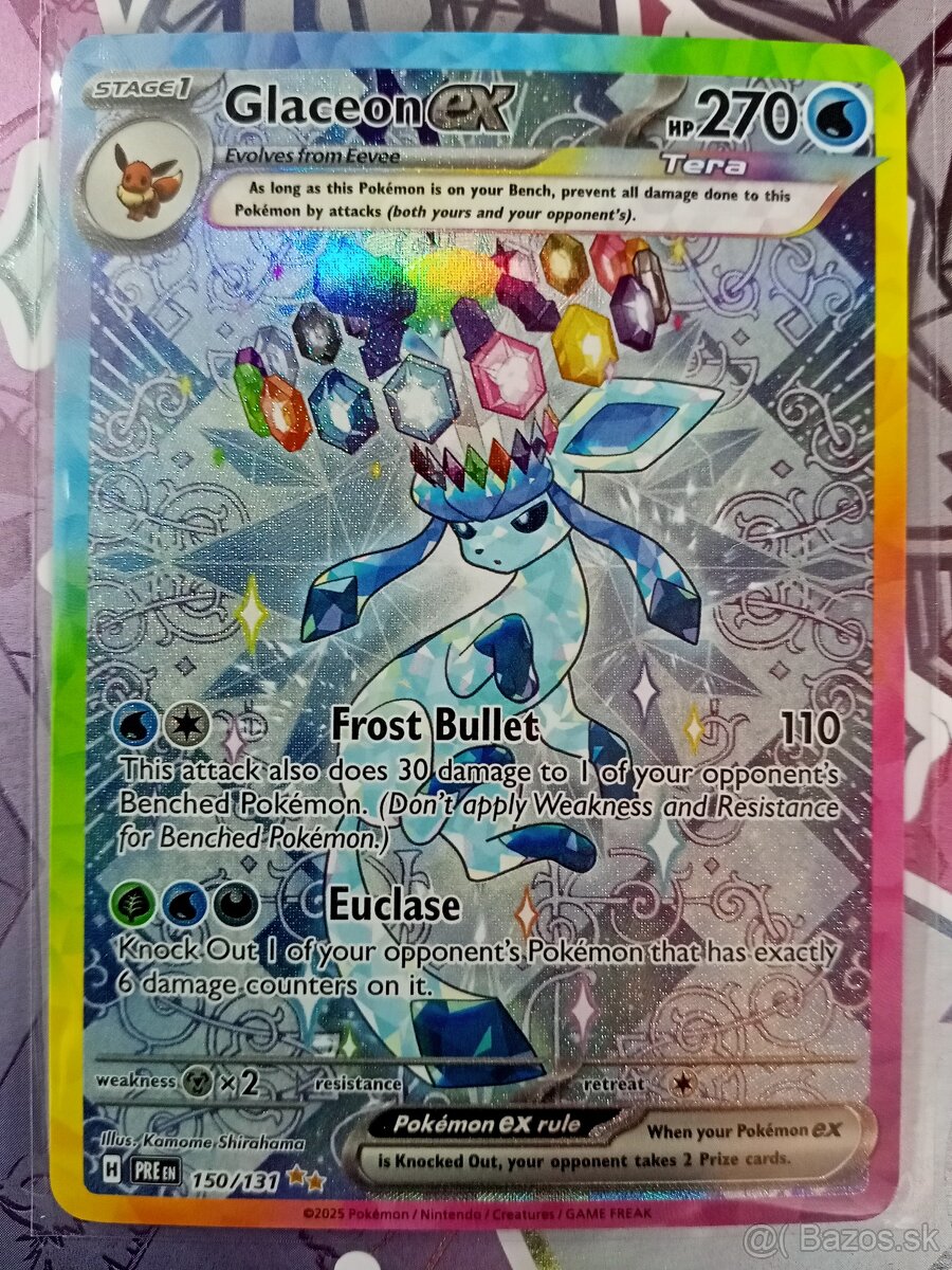 Pokémon Prismatic Evolutions - Vzácne karty