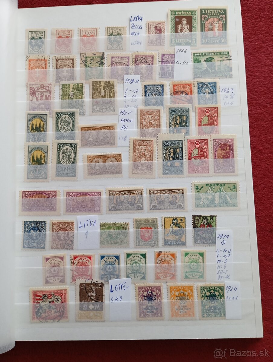 Album známok Rusko pobaltske štáty, ZSSR