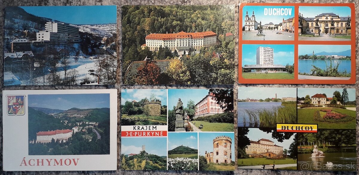 Pohľadnice - miestopis ČR - 800 ks