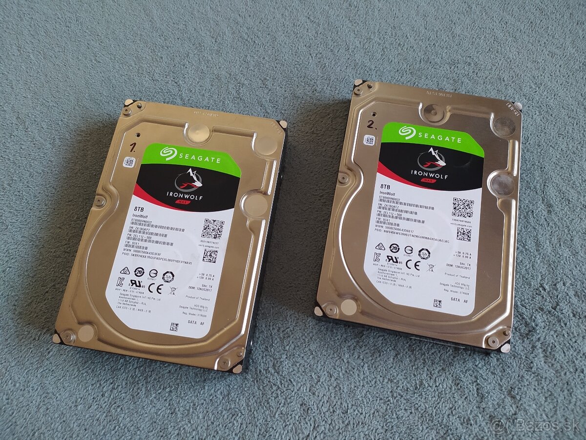 HDD 3,5" Seagate IronWolf NAS 8TB Sata - ST8000VN0022