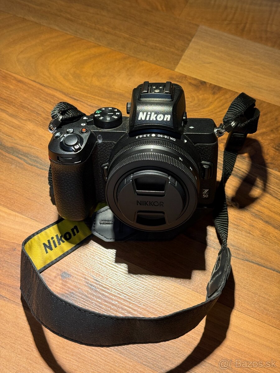 Nikon Z50 + 16-50mm VR + FTZ adaptér + 2 batérie + brašňa