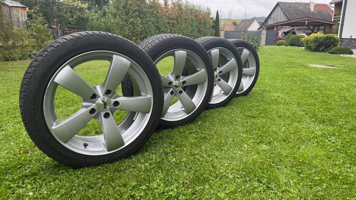 Predám elektróny 17”, 5x112 + zimné pneu