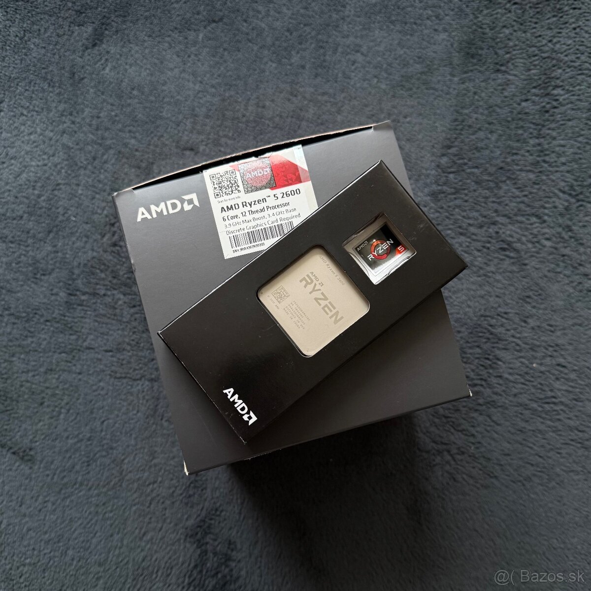 AMD Ryzen 5 2600 + chladič AMD Wraith Stealth