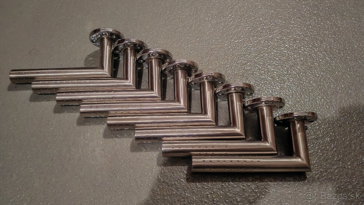 Kovové kľučky na dvere – 4 páry