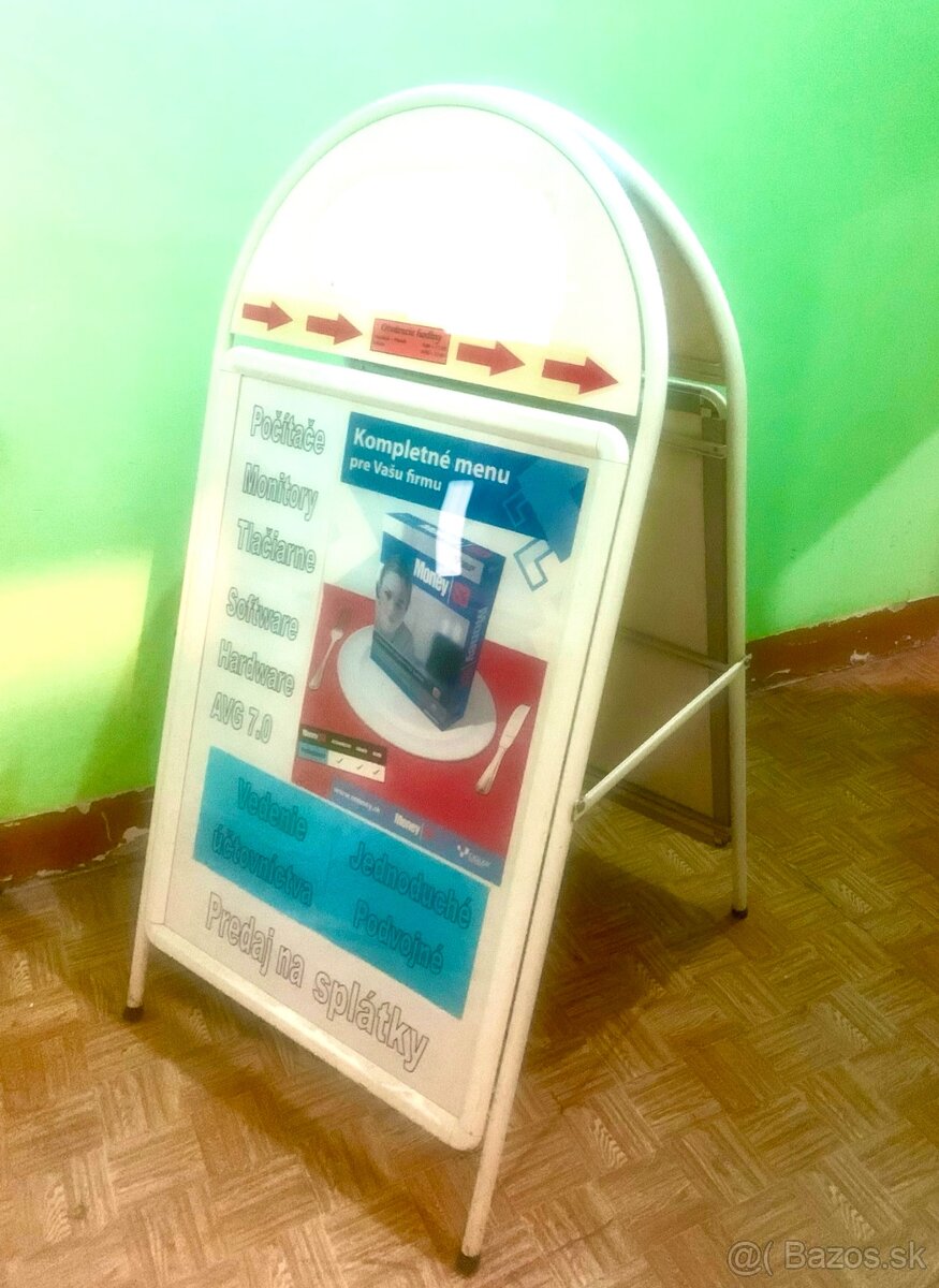 Reklamný stojan Áčko 50€