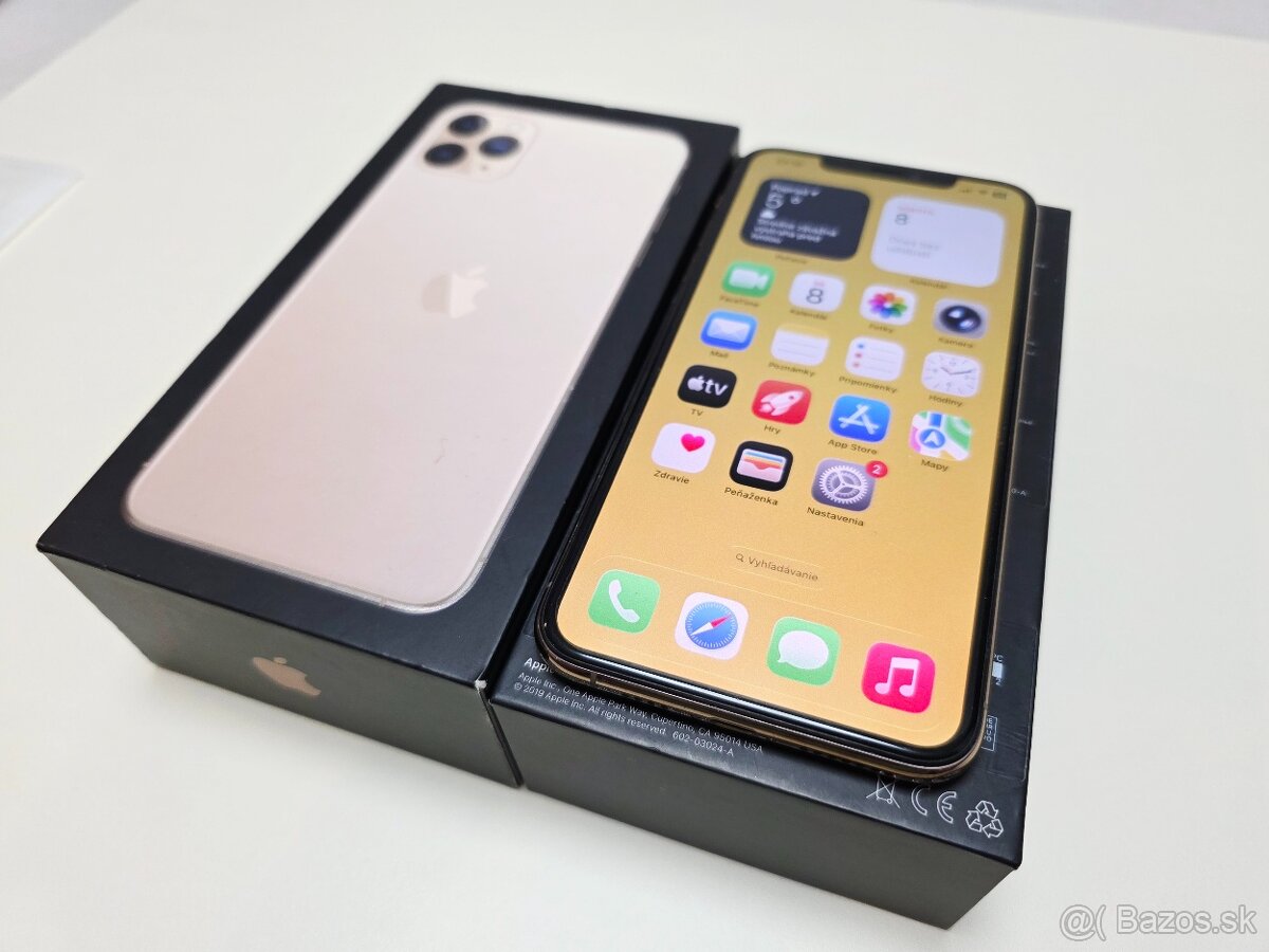APPLE IPHONE 11 PRO MAX GOLD 64GB,ZDRAVIE BATERKY 100%