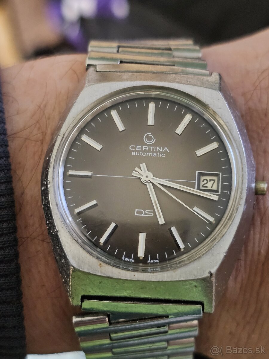 Hodinky Certina Automatic na opravu
