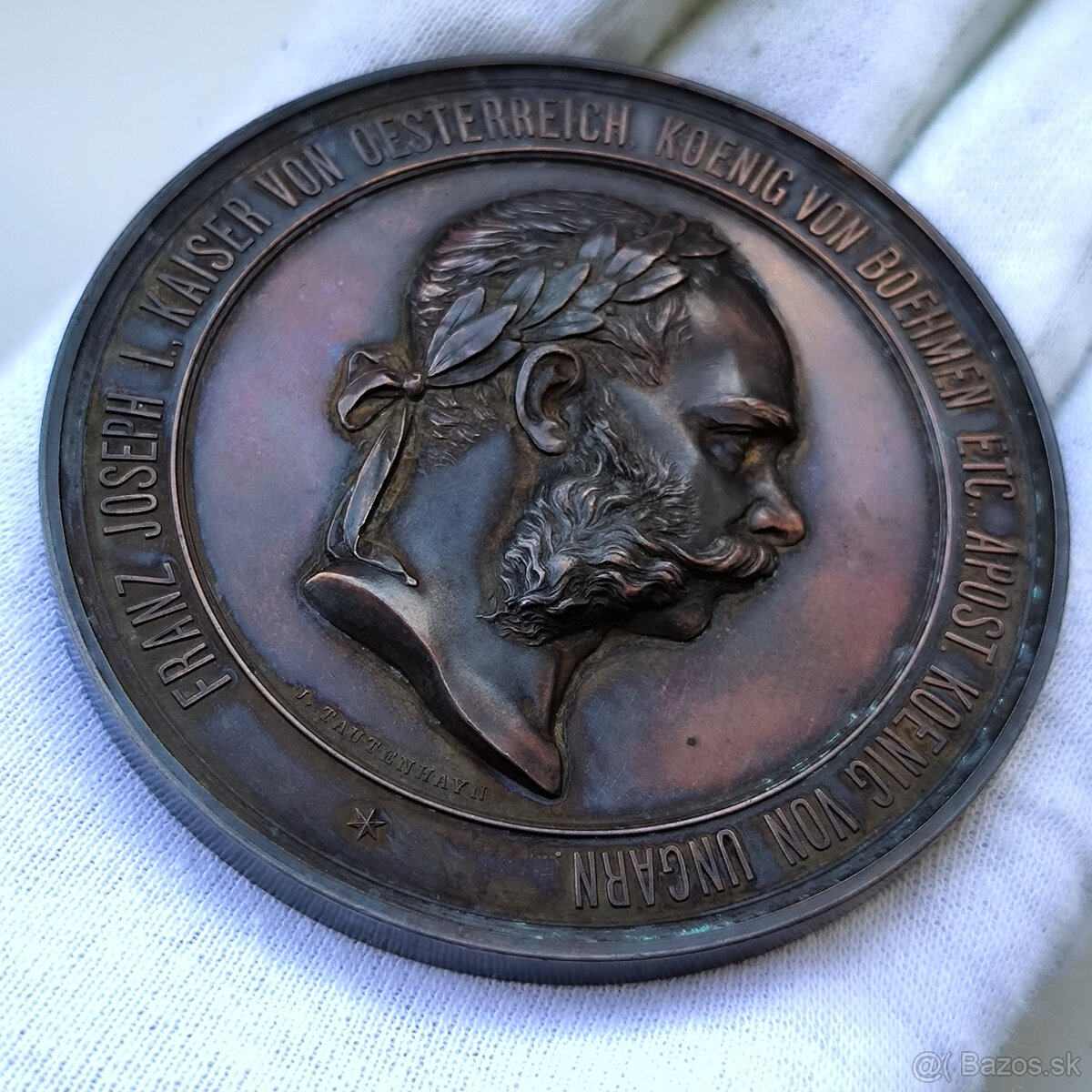 Medaila Rakúsko - Uhorsko - 1873 - VIEDEŇ - F.J. I.