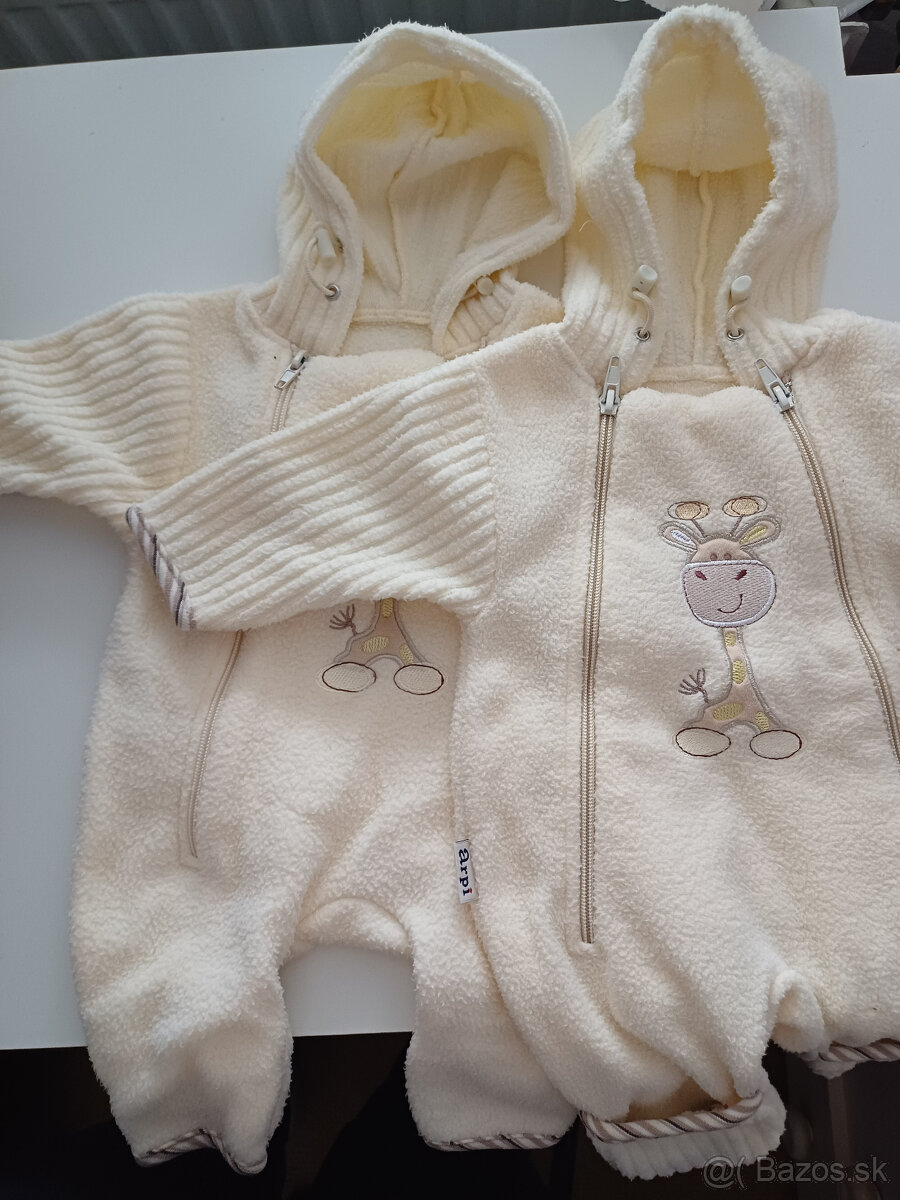 2x detský overal veľ.56