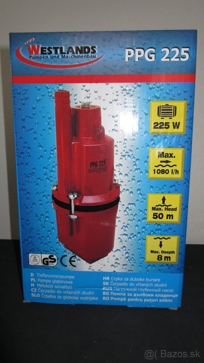 Ponorne vibracne cerpadlo