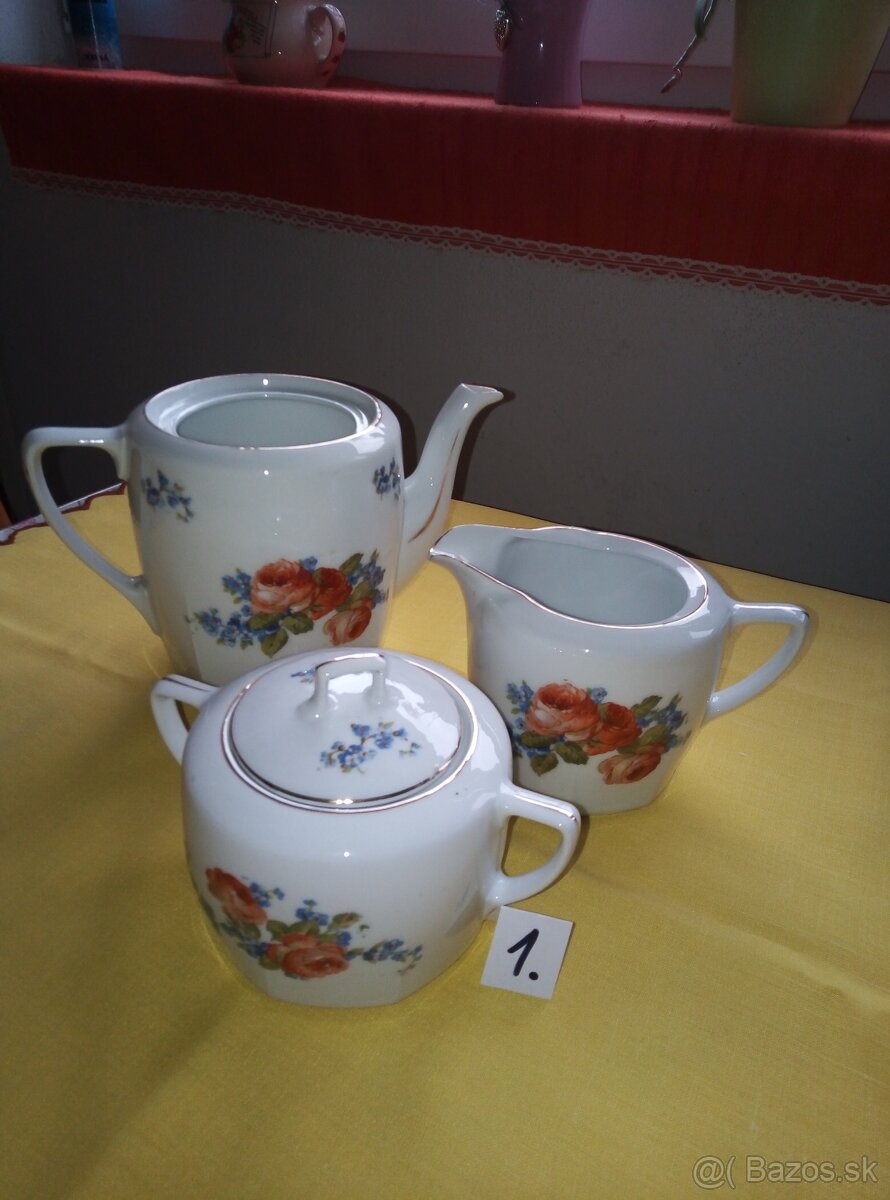 Starodávne porcelánové sety