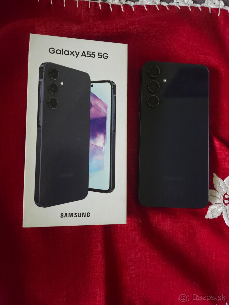 Samsung A55 5g 8gb ram 128 gb pamäť duos tmavo modrý navy to