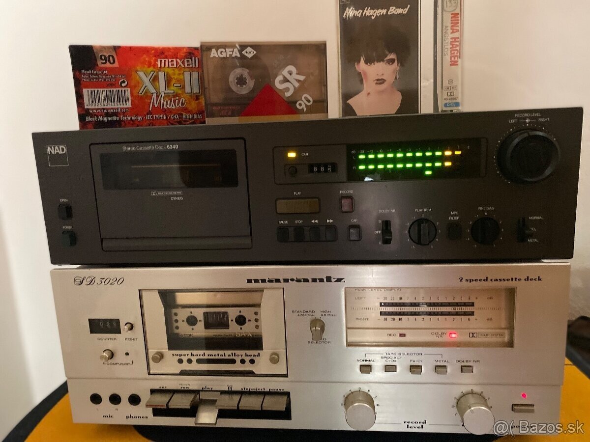 Predam kazetak NAD a dvojkazetak TECHNICS