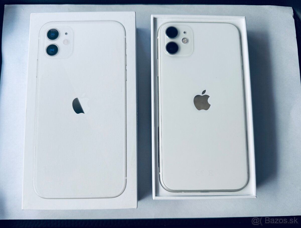 Predám iPhone 11 64GB White -Top stav -Komplet bal.