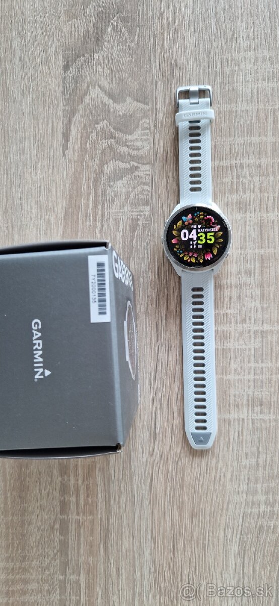 Garmin Forerunner 965 hodinky, Whitestone/Powder Gray