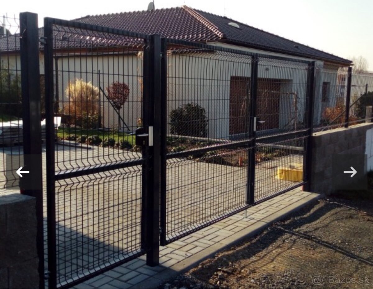 Predám Dvojkrídlová brána s branickou